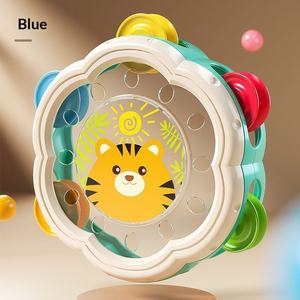 Wholesale Hot-selling Orff Percussion Instruments Baby Toys 6 12 Months Musical Instruments Hand <b>Drum</b> Shaking Rattles - Product Image 2