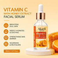 Sérum Visage au Miel et Vitamine C Akaril 30ml Éclaircissant Anti-Taches Anti-Âge Anti-Rides Réparateur de Barrière Cutanée