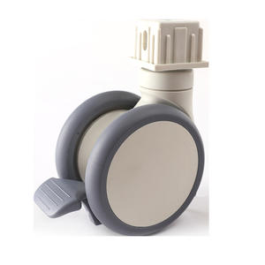 Modernes <span class=keywords><strong>Design</strong></span> Krankenhaus TPR Caster Wheel Trolley Fabrik preis Medical Caster mit Bremse für Healthcare Bett möbel Rollen - Product Image 1