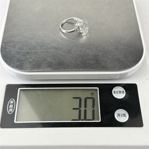 Vente en gros de bagues de bijoux en cristal de pierres précieuses naturelles bague en diamant Herkimer à vendre - Product Image 6