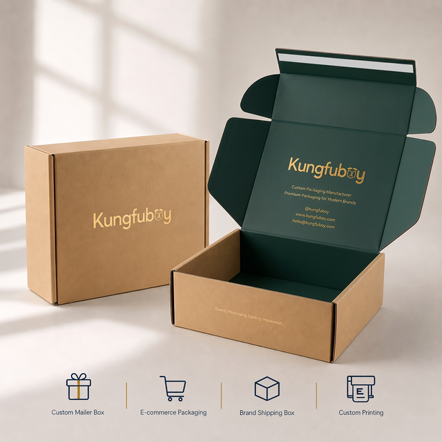 Custom Eco Design Competitive Wholesale Price Kraft Corrugated Carton E-commerce Mailer Box for Retail Apparel Subscription