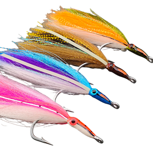 Streamers <span class=keywords><strong>de</strong></span> pêche à la mouche Tarpon améliorés avec des yeux <span class=keywords><strong>de</strong></span> poisson 3D, effet réfléchissant et lumineux pour la pêche à la mouche en eau salée et la pêche au <span class=keywords><strong>leurre</strong></span> - Product Image 1