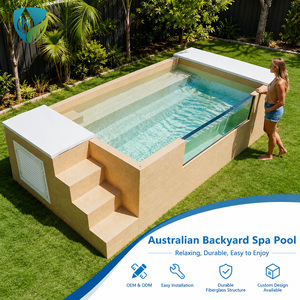Piscina Prefabricada de Fibra de Vidrio para Jardín, Casa de Huéspedes u Hotel, con Equipamiento Completo - Product Image 2