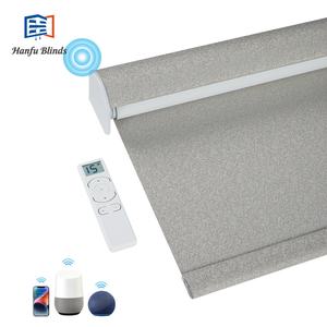 Persianas Enrollables Motorizadas <span class=keywords><strong>para</strong></span> Ventanas Interiores, Persianas Eléctricas con Control Remoto Automático, 100% Opacas, Lisas, Personalizables, Estilo Francés - Product Image 5