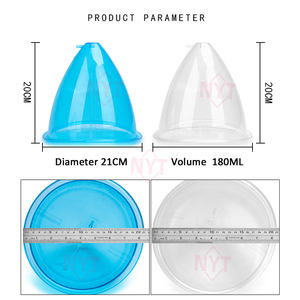 Mais novo ventosa 21 cm xl ggg para massagem, maquina de elevação dos peitos e azul, terapia de massagem, bunda, copos a vácuo - Product Image 2