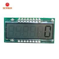 Module LCD, compteur d'impulsions à 6 chiffres, affichage réfléchissant, 5V, faible consommation, interface 4 fils, industriel, WT06102B