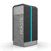Contenedor de Basura Solar Rectangular Moderno de Alta Calidad con Marco de Aluminio, Puerta Inteligente con Apertura Automática, Cajas de Luz Publicitarias con Transmisión de Voz