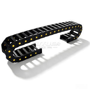 Chaîne de protection en nylon pour machines, excavatrices, pièces automobiles, porte-tuyaux, fibre plastique, laser, 35*75 - Product Image 1