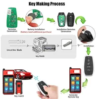 Llave Inteligente Universal Autel AT002AL/IKEYAT003AL/IKEYAT003BL/IKEYAT004AL/IKEYAT004BL/AT004CL/004EL para KM100/IM508/IM608