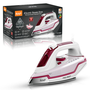 Plancha de Vapor Eléctrica RAF de Diseño Moderno, 2400w, Estación de Vapor Profesional, Suela de Cerámica, 400ml de Agua para Autolimpieza, Logotipo Personalizado - Product Image 4