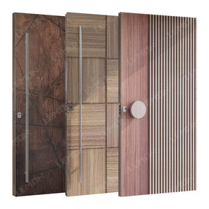 Porta d'Ingresso di Sicurezza Moderna in Alluminio Pressofuso <span class=keywords><strong>su</strong></span> <span class=keywords><strong>Misura</strong></span> di Alta Gamma con Serratura Intelligente, Porta Pivotante Antifurto - Product Image 5