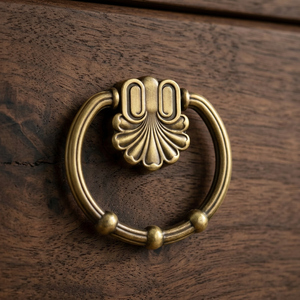 Poignée d'armoire traditionnelle en laiton, 6 cm, bouton de meuble durable pour la maison et le bureau - Product Image 6