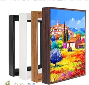 Best Sale Factory Customized Logo Eco-Friendly for DIY Solid Pine <strong>Oak</strong> Wood Floating Canvas <strong>Frame</strong> 16x20 24x36 Minimalist Design - Product Image 4