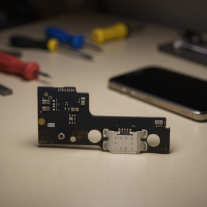 Placa conectora de carga USB tipo C con micrófono para Xiaomi Redmi 12C - Product Image 3