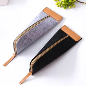 Étui à stylos en <span class=keywords><strong>feutre</strong></span>, pochette à crayons, sac à crayons, cadeau promotionnel, personnalisable, pour l'école et le bureau, en <span class=keywords><strong>feutre</strong></span> acceptable - Product Image 1