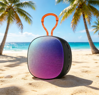 Altavoz Inalámbrico Portátil ABS-2103 con Correa, Luz RGB, Sonido Estéreo, Logotipo Personalizado de Fábrica, Envío en 7 Días, CE RoHS