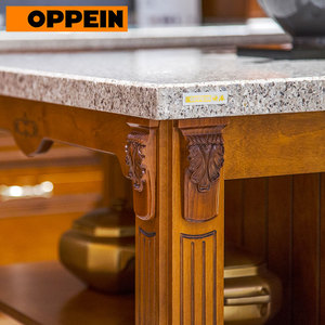 Juego <span class=keywords><strong>de</strong></span> Gabinetes <span class=keywords><strong>de</strong></span> <span class=keywords><strong>Cocina</strong></span> Modulares Completos <span class=keywords><strong>de</strong></span> Madera Sólida con <span class=keywords><strong>Electrodomésticos</strong></span>, Diseño Tradicional Moderno, Fregadero Incluido, Origen Guangzhou - Product Image 5