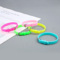Bracelet en silicone couleur gelée 8 mm, petit accessoire DIY fait main, peut être associé à un bracelet à lettres
