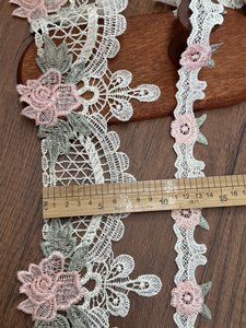 Gold Water-soluble <strong>Lace</strong> Brocade <strong>Fabric</strong> Home Soft Decorations Women's Accessories Classic Computer Embroidery Unilateral Hollow - Product Image 3