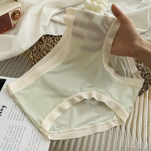 Braguitas de Nylon Ultrafinas y Elásticas para Mujer, Corte Medio, Tejido Sólido, Cómodas, Sin Costuras, Transpirables para Uso Diario - Product Image 2