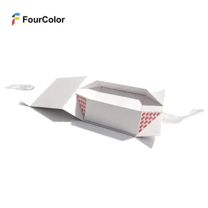 Scatole Regalo Grandi Bianche di Alta Qualità con Goffratura, Scatole Rettangolari per Proposta Damigella, Scatole Regalo Pieghevoli - Product Image 1