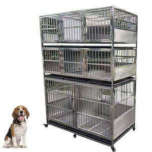Cages modulaires professionnelles d'emballage plat de chien avec les murs/chenil solides/caisse de chien - Product Image 1