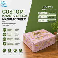 Caja de Cartón Corrugado con Diseño Personalizado para Mascotas, Caja de Envío Rosa para Empaque de Productos para Mascotas