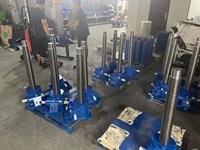 Système de levage cubique pour échafaudage, type manivelle, vérins à vis électriques, série Swl de 2,5 à 150 tonnes, vérin à vis mécanique à engrenage sans fin