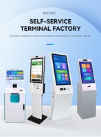 Terminal de Kiosco de 24 Pulgadas con Reconocimiento Facial, Android 11, Impresora Integrada, Pantalla Táctil, para Hotel, Auto Check-in, Monitor SDK
