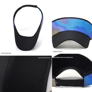 Summer Open-top Digital Printing High-quality Quick-drying Adjustable Sun <strong>Hat</strong> Unisex Running Marathon Sports <strong>Hat</strong> for <strong>Women</strong> - Product Image 6