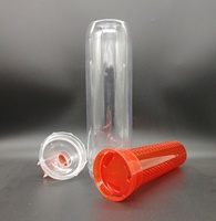 Bouteille d'eau pour fruits en tritan, bouteille en plastique avec infuseur à thé, sans BPA