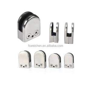 Morsetto in vetro 304/316 in acciaio inossidabile per balcone e ringhiera per scale con montaggio in vetro senza cornice per balaustra - Product Image 1