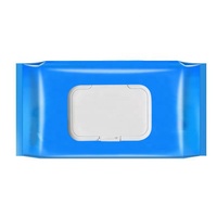 Couvre-sac de gants en nitrile, couvercle adhésif pour lingettes humides, couvercle d'emballage réutilisable universel, couvercle en plastique PP coloré en gros