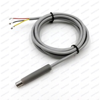 Sensor Suhu DS18B20 Tahan Air IP68 dengan Probe Sensor yang Dapat Disesuaikan, Kabel TPE PVC dengan Jack 2.5mm untuk Suhu Rendah