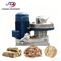 Granulateur à pellets de bois YULONG 560C reconditionné, 132 kW, à matrice annulaire verticale, moteur 380 V, haute productivité pour combustible biomasse