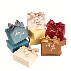 Hotsale Wholesale Premium Eco-Friendly Luxury Candy <b>Box</b> for Candle Matching Ribbon Bow Independent Cosmetic Jewelry Brand Favor - Product Image 3