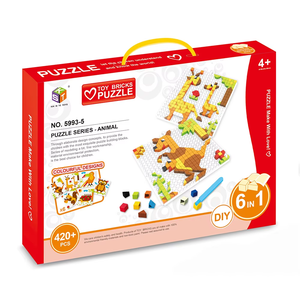 Sıcak satış <span class=keywords><strong>robot</strong></span> serisi bulmaca şekli eşleştirme DIY oyuncaklar çocuk eğlenceli yapı taşı seti oyuncaklar - Product Image 5