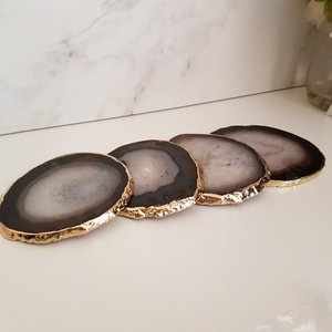 Sous-verre rond vintage en résine, résistant à la chaleur, écologique, non toxique, durable pour la décoration de table de cuisine - Product Image 2