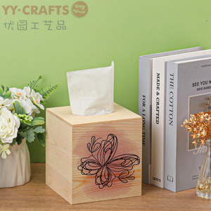 Porta Fazzoletti in Legno Grezzo all'Ingrosso con Fondo Estraibile per Artigianato <span class=keywords><strong>Fai</strong></span>-<span class=keywords><strong>da</strong></span>-<span class=keywords><strong>te</strong></span> e Decorazioni per la Casa - Product Image 4