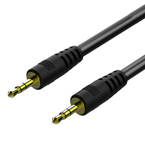 Cable de Audio Flexible de TPE de 3.5mm, Cable Auxiliar de Alta Resistencia, Conector de <span class=keywords><strong>3.5</strong></span> a <span class=keywords><strong>3.5</strong></span> Chapado en Oro con Junta Reforzada para Altavoz de Coche y Teléfono - Product Image 1