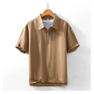 Camiseta Polo Personalizada para Hombre, Tejido de Punto Grueso de 800G, Manga Corta, Cuello Camisero, Marca Privada, OEM ODM - Product Image 2