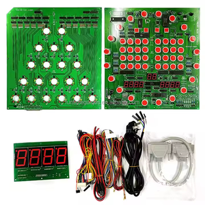 Bastone Arcade e 6 flipper schede PCB rigido Kit 12V/220V età 6 + flipper per gioco di pesca - Product Image 5