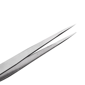Pincettes Gooi en acier inoxydable de 1,5 mm d'épaisseur pour la peinture au diamant, le nail art, les faux cils et la préparation de plumes de nid d'oiseau - Product Image 4