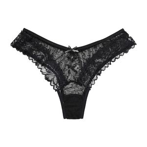 Braguitas Transparentes de Encaje de Nailon Estilo Francés para Mujer, Bikini Sexy, Tallas Grandes, Cintura Baja - Product Image 6