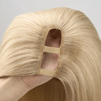 Venta al por mayor 2026 XZY Nueva Peluca de Cabello Humano Liso Rubio 613, Pelucas U-Part Sin Encaje, 100% Cabello Virgen Brasileño Liso Natural
