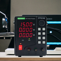 Alimentation électrique stabilisée en courant continu à canal unique série ETP3000B, affichage numérique LED à 4 chiffres, mode automatique CV CC