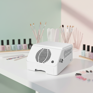 Collecteur de poussière de bureau personnalisable tout-en-un, machine à polir avec repose-main, équipement professionnel pour salon de manucure - Product Image 1
