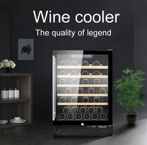 Josoo-enfriador de bebidas personalizado, refrigerador de 54 botellas de una sola zona, compresor de vino, Mini barril, venta al por mayor