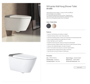 Nouveauté <span class=keywords><strong>Toilette</strong></span> intelligente Bidet intégré Bidet à siège chauffant Séchoir à chasse d'eau automatique japonais allongé <span class=keywords><strong>Toilette</strong></span> intelligente allongée - Product Image 6