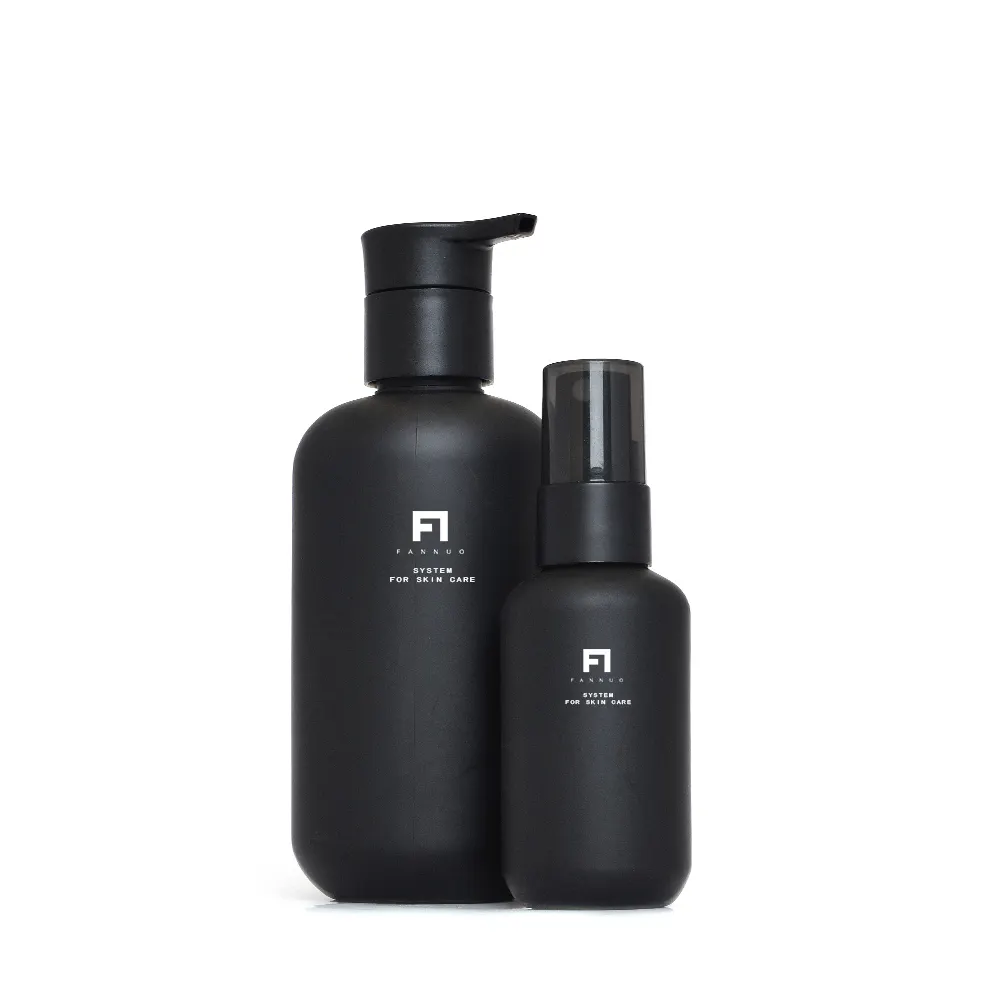 500ml plastic bottle black shampoo bottle 60ml 200ml 500ml cosmetics containers and packaging